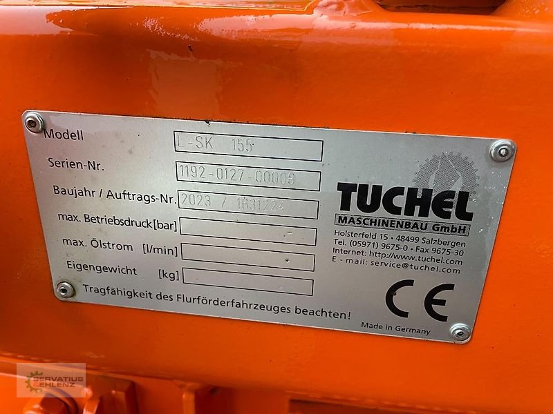 Schneepflug des Typs Tuchel L-SK 155 Schneeschild NEU mit Federsegmenten Euroaufnahme, Neumaschine in Rittersdorf (Bild 5)