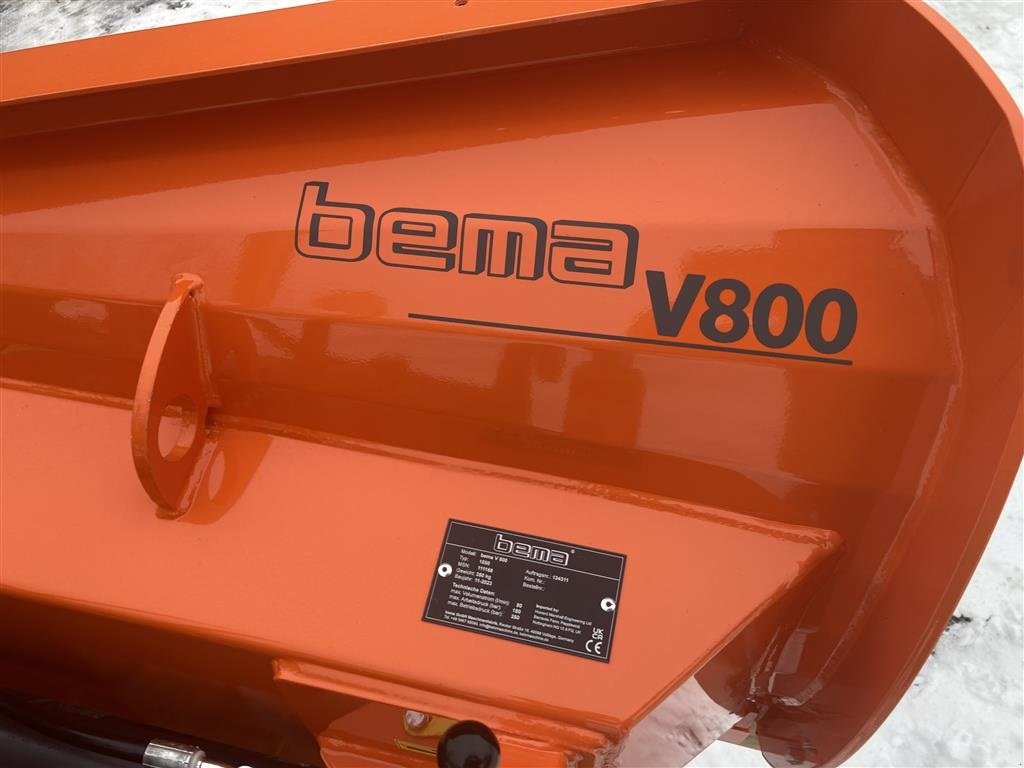 Schneeräumschild tip Bema Bema V800 Sneplov Ophæng for Weidemann med hy.koblinger, Gebrauchtmaschine in Roslev (Poză 4)