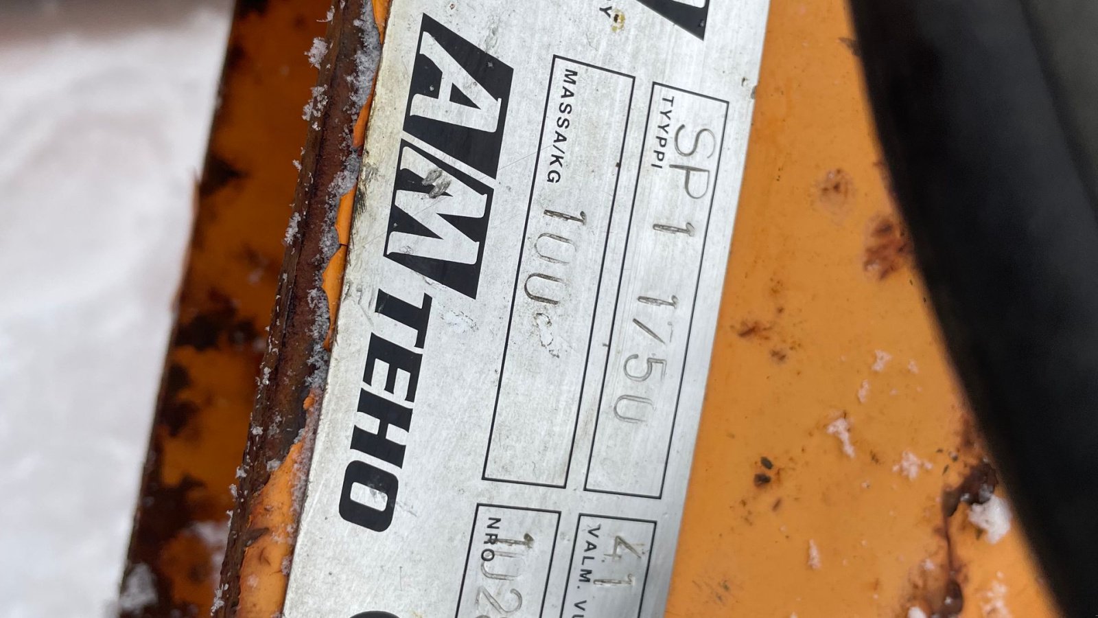 Schneeräumschild typu Can Am 175cm sneplov, Gebrauchtmaschine v Hadsten (Obrázek 3)