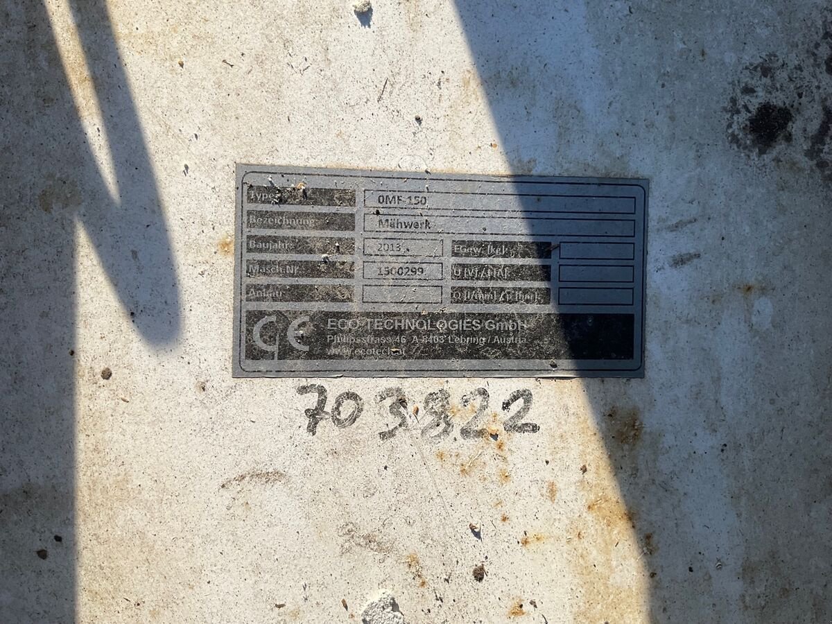 Schneeräumschild des Typs Eco OMF- 150, Gebrauchtmaschine in Zwettl (Bild 7)