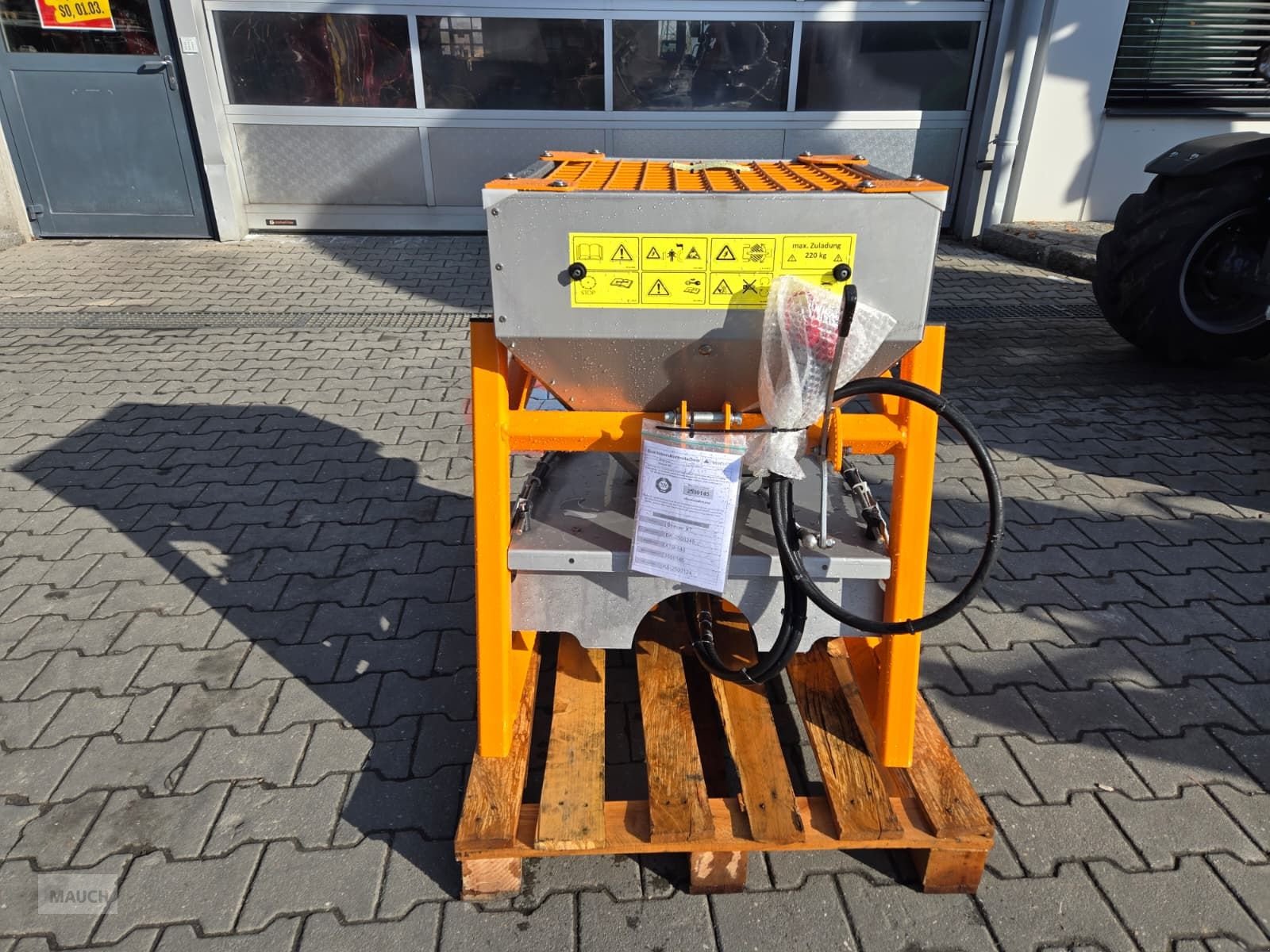 Schneeräumschild Türe ait Eco Tellerstreuer XTB 140H, Neumaschine içinde Burgkirchen (resim 4)