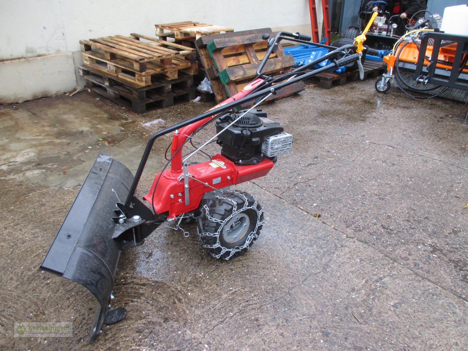 Schneeräumschild tip Eurosystems Einachser M 250 mit Schneeräumschild 100 cm und Ketten, Gebrauchtmaschine in Feuchtwangen (Poză 1)