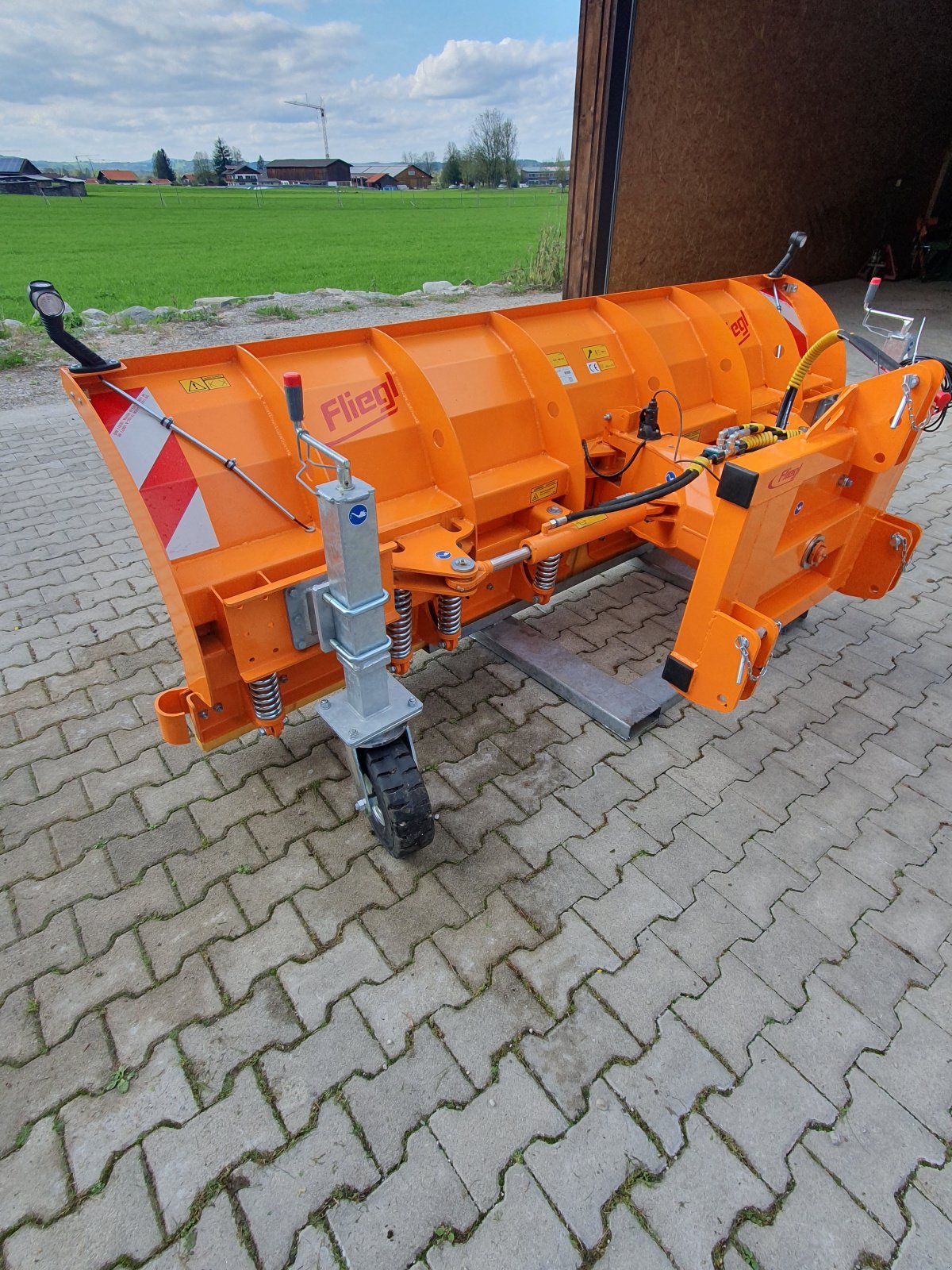 Schneeräumschild tip Fliegl Federklappen Schneeschild  3.0, Gebrauchtmaschine in benediktbeuern (Poză 2)