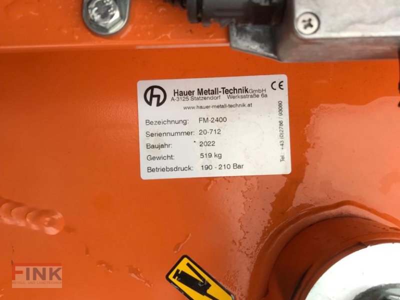 Schneeräumschild typu Hauer FM-2400, Neumaschine v Burgberg-Häuser (Obrázek 3)