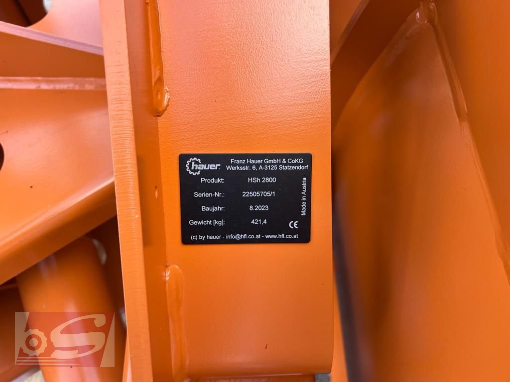 Schneeräumschild typu Hauer HAUER HS 2800, Neumaschine v Offenhausen (Obrázek 8)