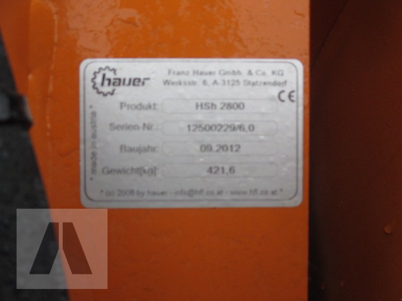 Schneeräumschild typu Hauer HSH 2800, Neumaschine v Soyen (Obrázek 4)