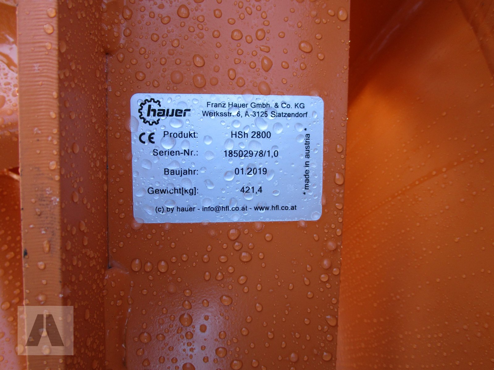 Schneeräumschild typu Hauer HSH 2800, Neumaschine v Soyen (Obrázek 6)