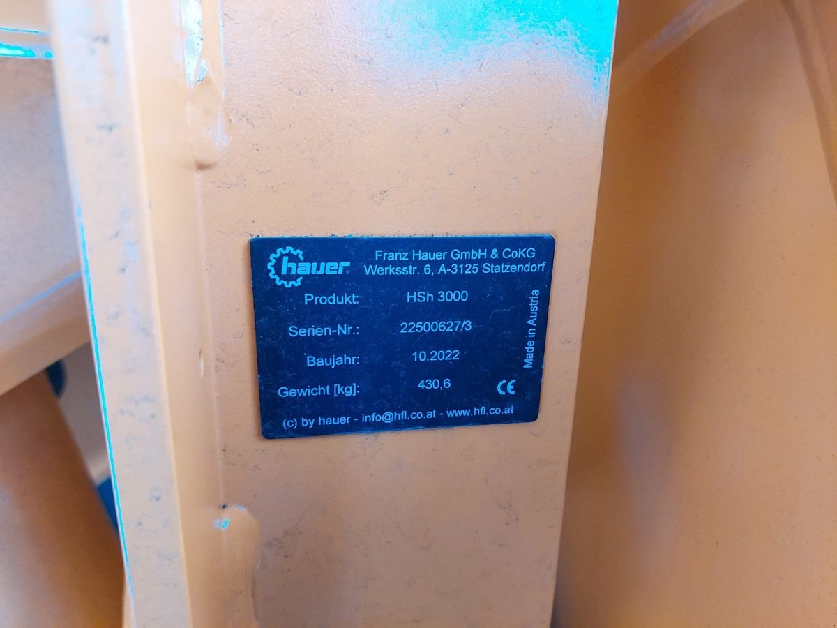 Schneeräumschild des Typs Hauer HSh 3000, Neumaschine in Bergheim (Bild 5)