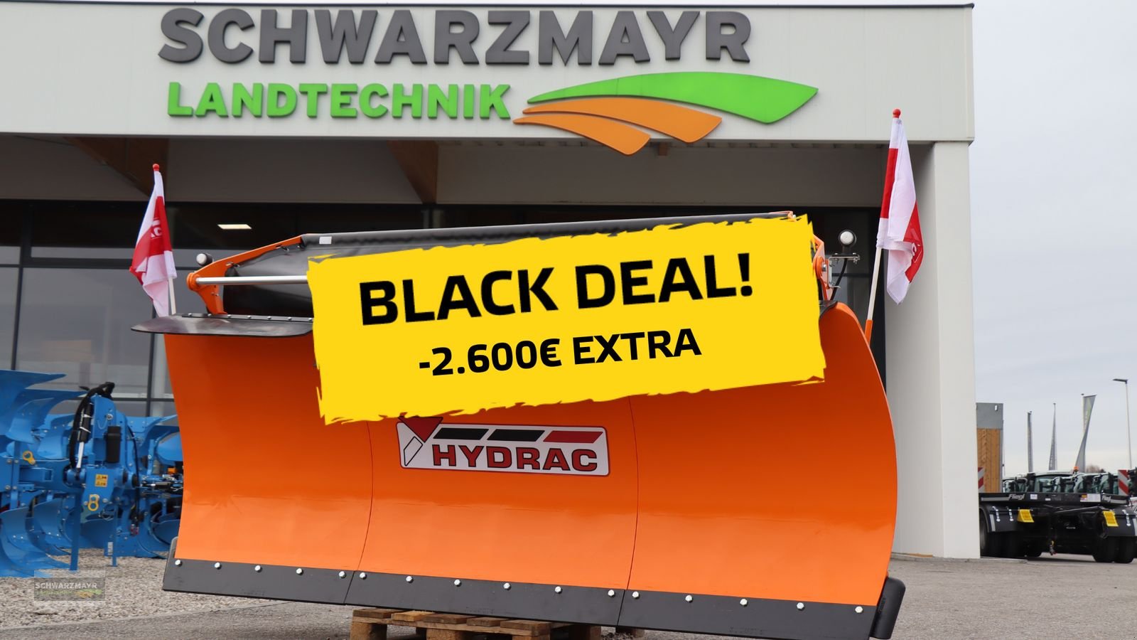 Schneeräumschild des Typs Hydrac U-III-320 EUR Gr. 3, Neumaschine in Aurolzmünster (Bild 2)