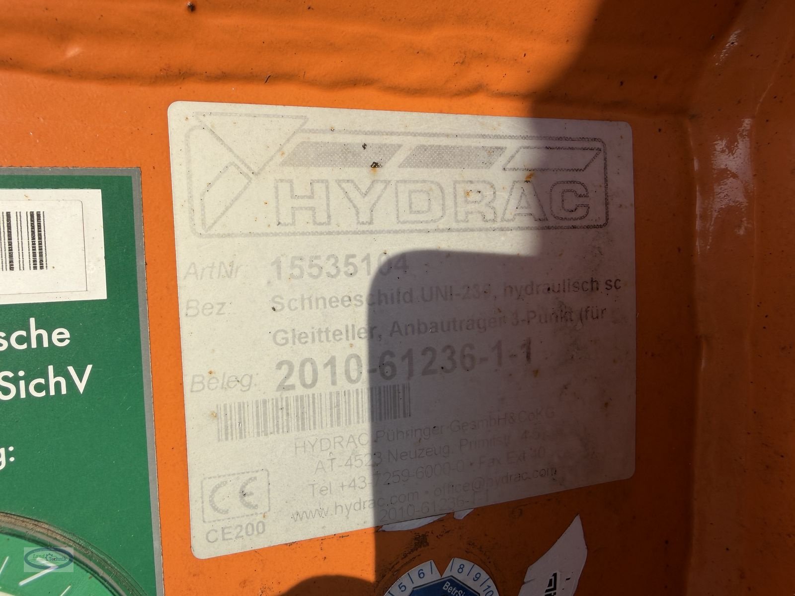 Schneeräumschild za tip Hydrac UNI 230, Gebrauchtmaschine u Münzkirchen (Slika 6)