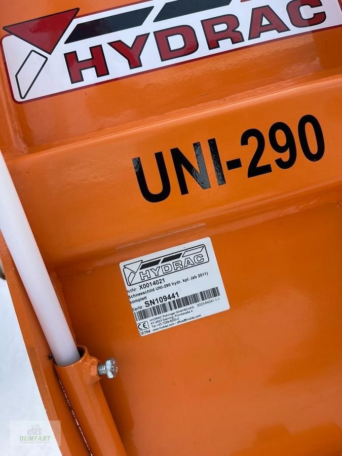 Schneeräumschild des Typs Hydrac UNI 290, Vorführmaschine in Bad Leonfelden (Bild 2)