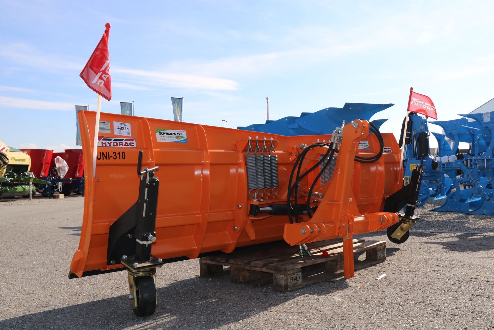 Schneeräumschild tip Hydrac Uni-310 + Nachlaufräder, Neumaschine in Schlitters (Poză 7)