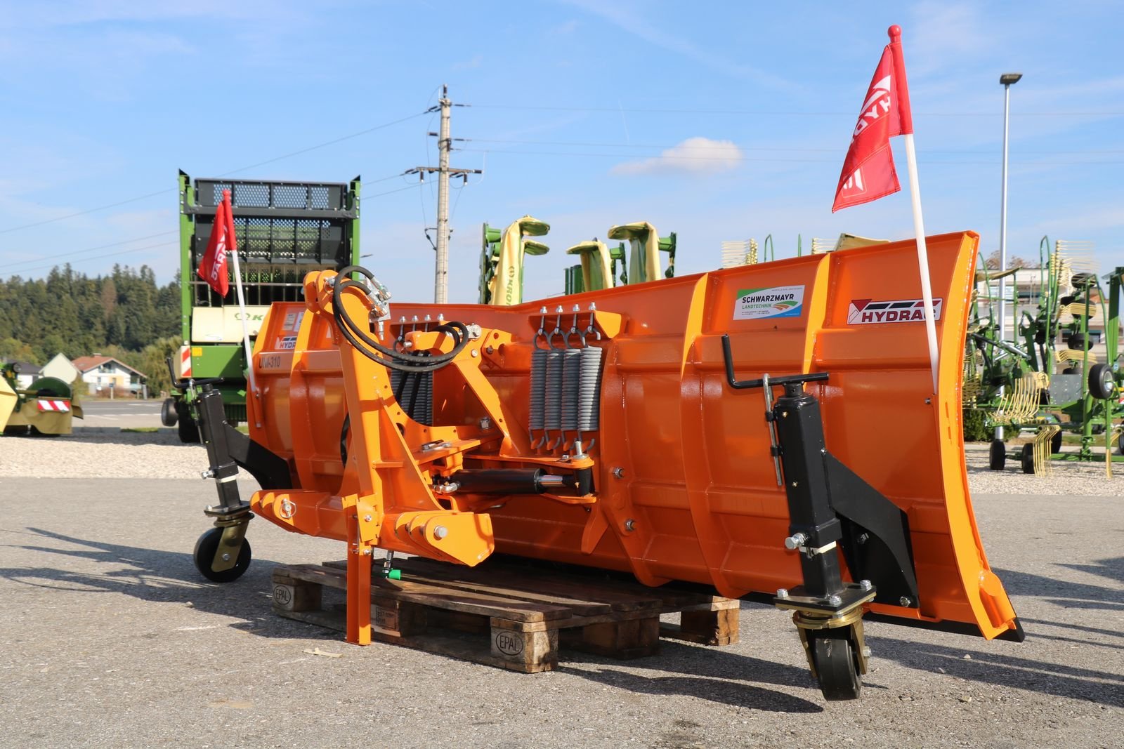 Schneeräumschild tip Hydrac Uni-310 + Nachlaufräder, Neumaschine in Schlitters (Poză 5)