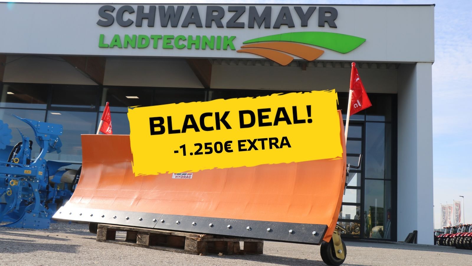 Schneeräumschild tip Hydrac Uni-310 + Nachlaufräder, Neumaschine in Schlitters (Poză 2)