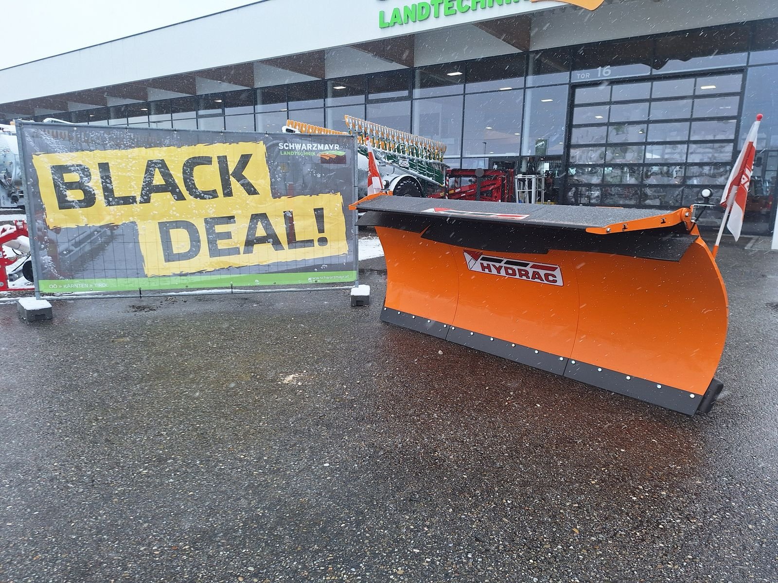 Schneeräumschild tip Hydrac Uni-310 + Nachlaufräder, Neumaschine in Schlitters (Poză 1)