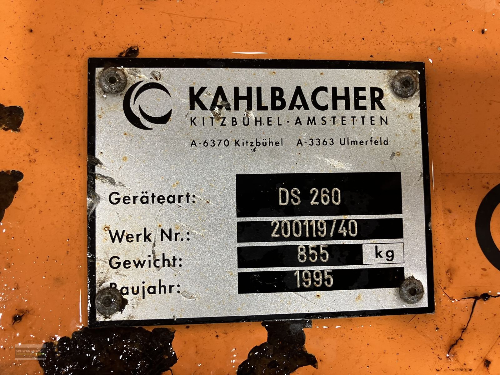 Schneeräumschild typu Kahlbacher DS 260 mit Kommunalplatte Gr. 3, Gebrauchtmaschine v Gampern (Obrázek 15)