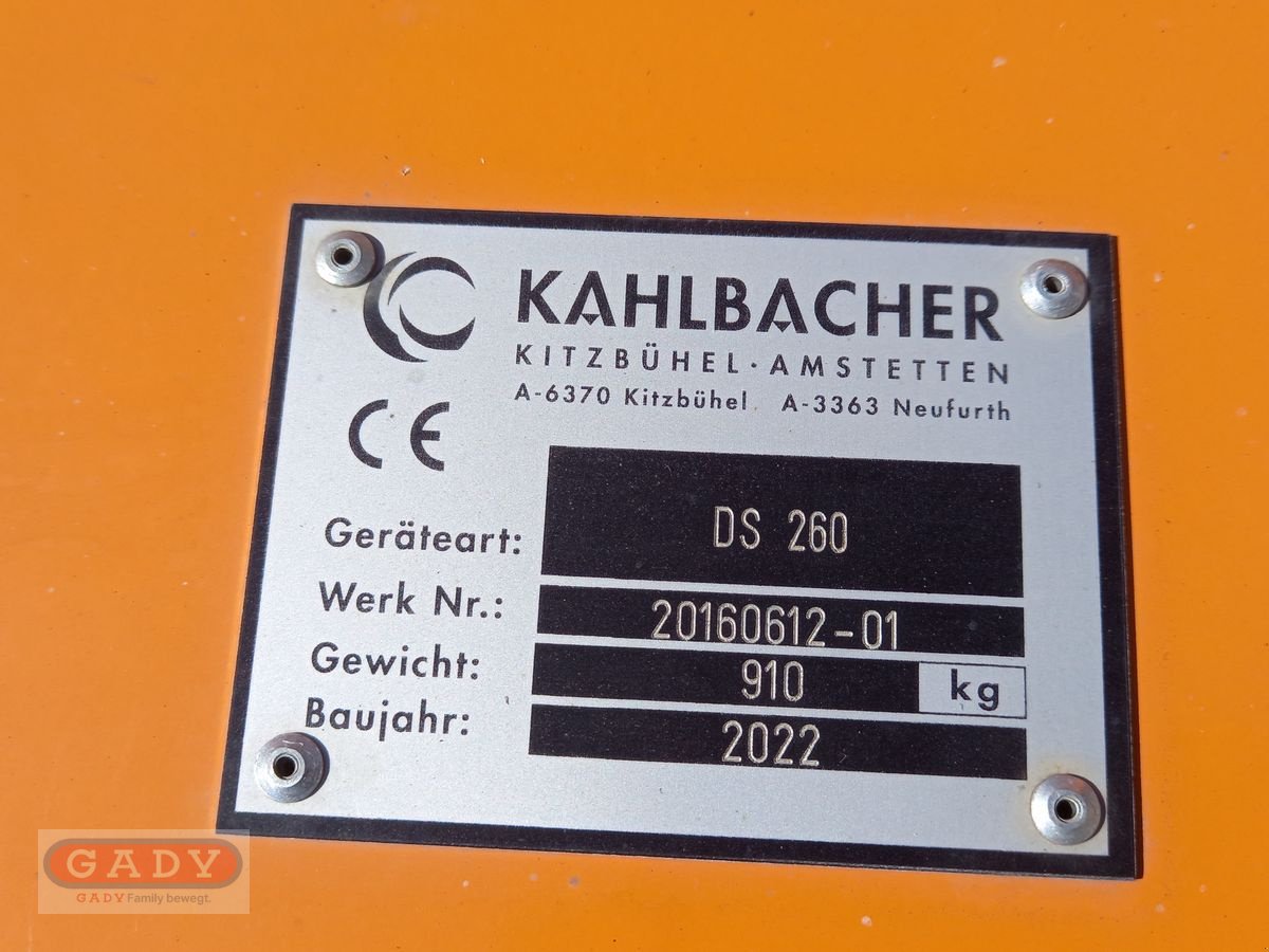 Schneeräumschild des Typs Kahlbacher DS 260, Vorführmaschine in Lebring (Bild 12)