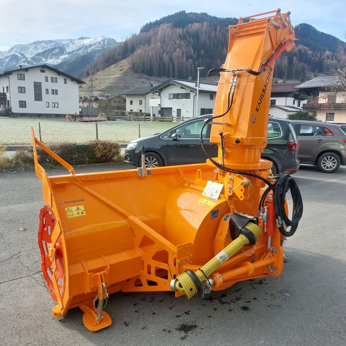 Schneeräumschild Türe ait Kahlbacher Frässchleuder KFS 850/2700, Neumaschine içinde Bruck (resim 7)