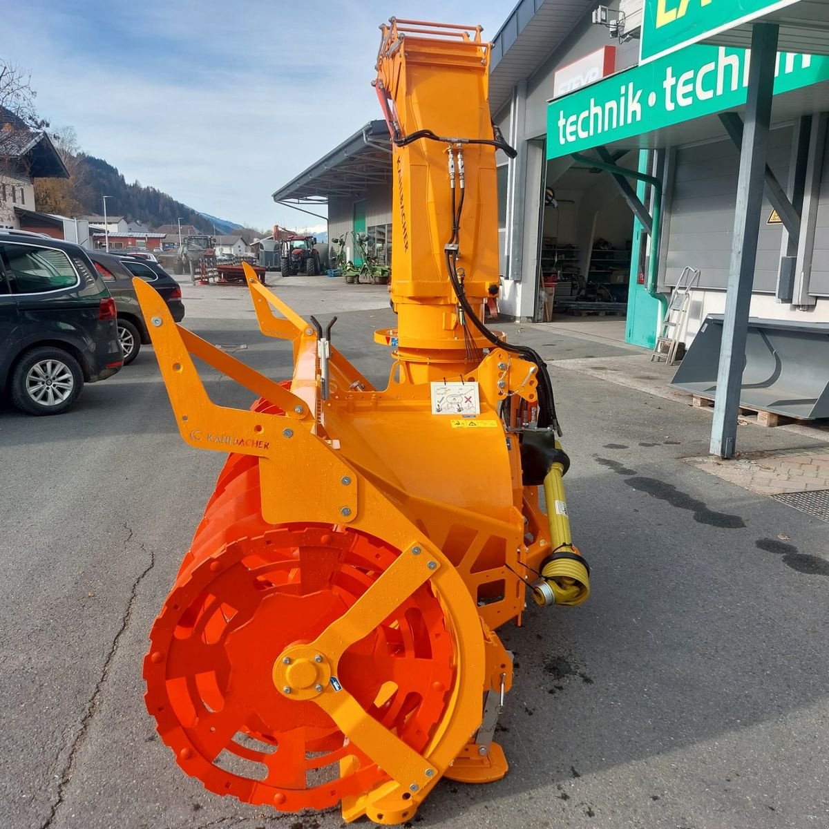 Schneeräumschild Türe ait Kahlbacher Frässchleuder KFS 850/2700, Neumaschine içinde Bruck (resim 5)