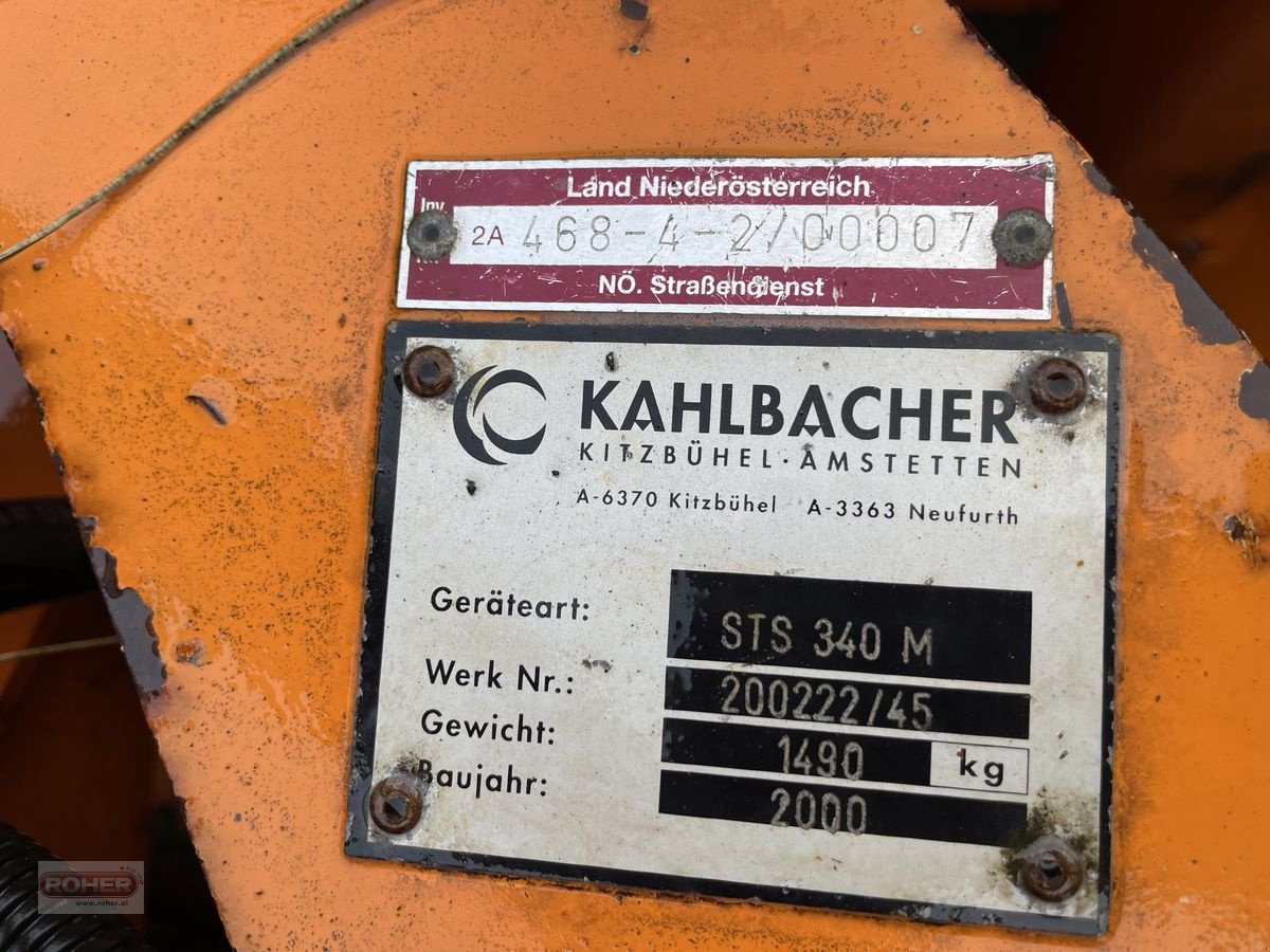 Schneeräumschild des Typs Kahlbacher Schneepflug STS 340M, Gebrauchtmaschine in Wieselburg Land (Bild 8)