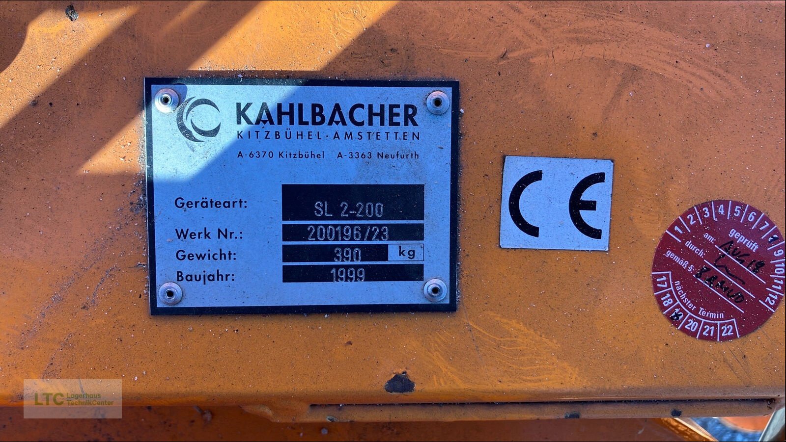 Schneeräumschild typu Kahlbacher Schneeschild SL2-200, Gebrauchtmaschine v Herzogenburg (Obrázek 10)