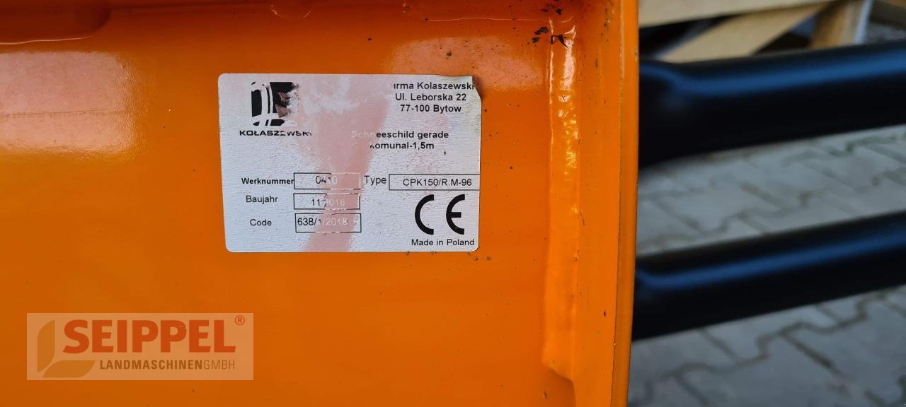 Schneeräumschild del tipo Kolaszewski CPK 150 FK Machinery, Gebrauchtmaschine In Groß-Umstadt (Immagine 4)