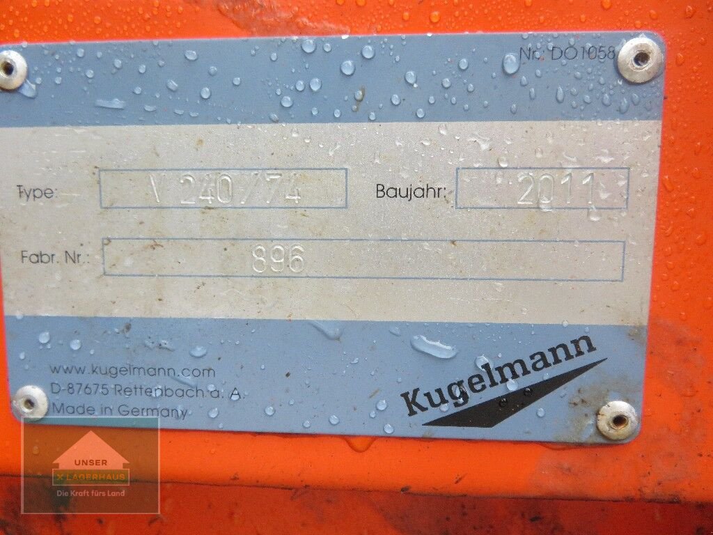 Schneeräumschild typu Kugelmann A240/74, Gebrauchtmaschine v Hofkirchen (Obrázek 4)