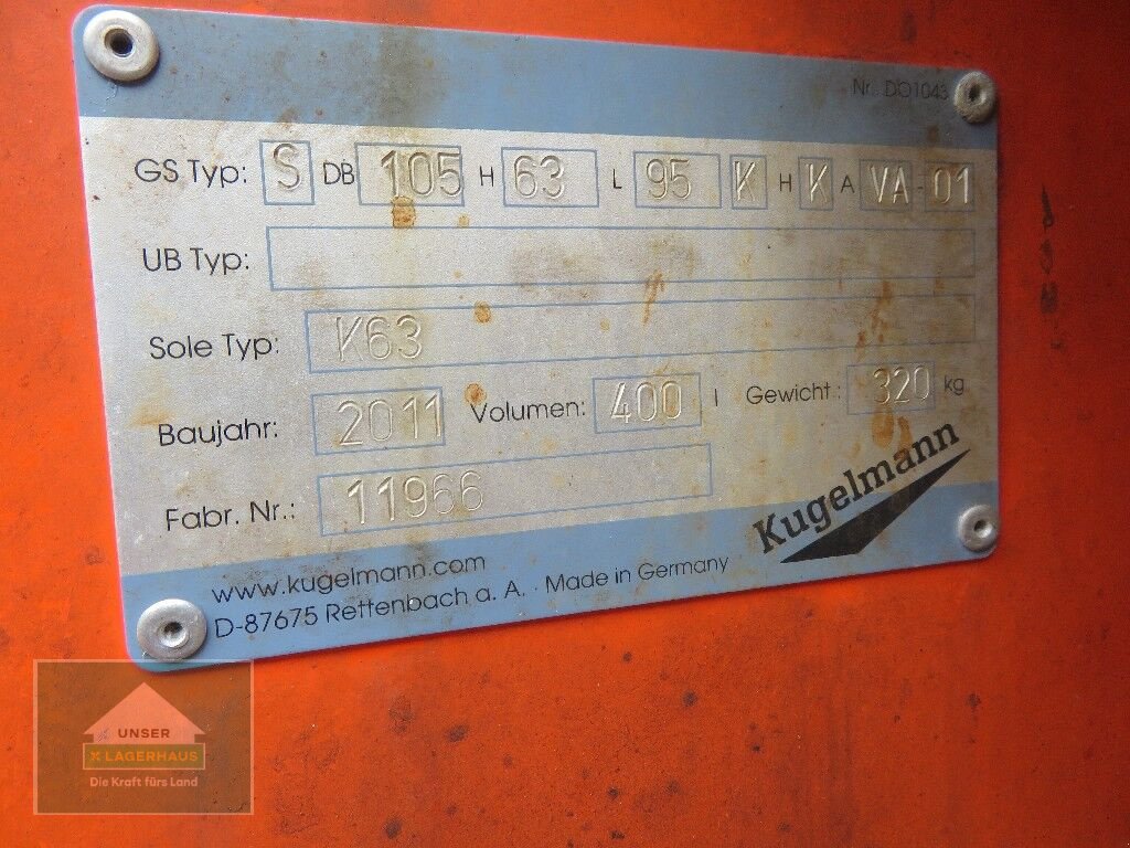 Schneeräumschild typu Kugelmann K 63, Gebrauchtmaschine v Hofkirchen (Obrázek 15)