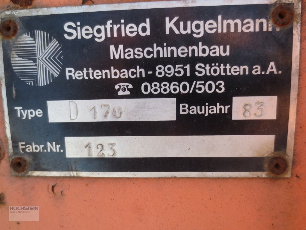 Schneeräumschild a típus Kugelmann Schneeschild, Gebrauchtmaschine ekkor: Heidelberg - Rohrbach Süd (Kép 5)