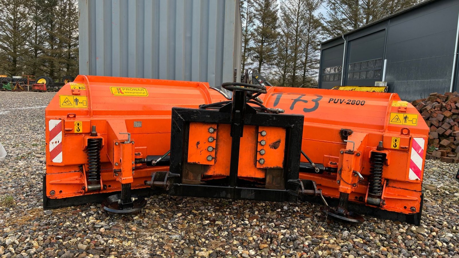 Schneeräumschild Türe ait PRONAR PUV2800, Gebrauchtmaschine içinde Brønderslev (resim 4)