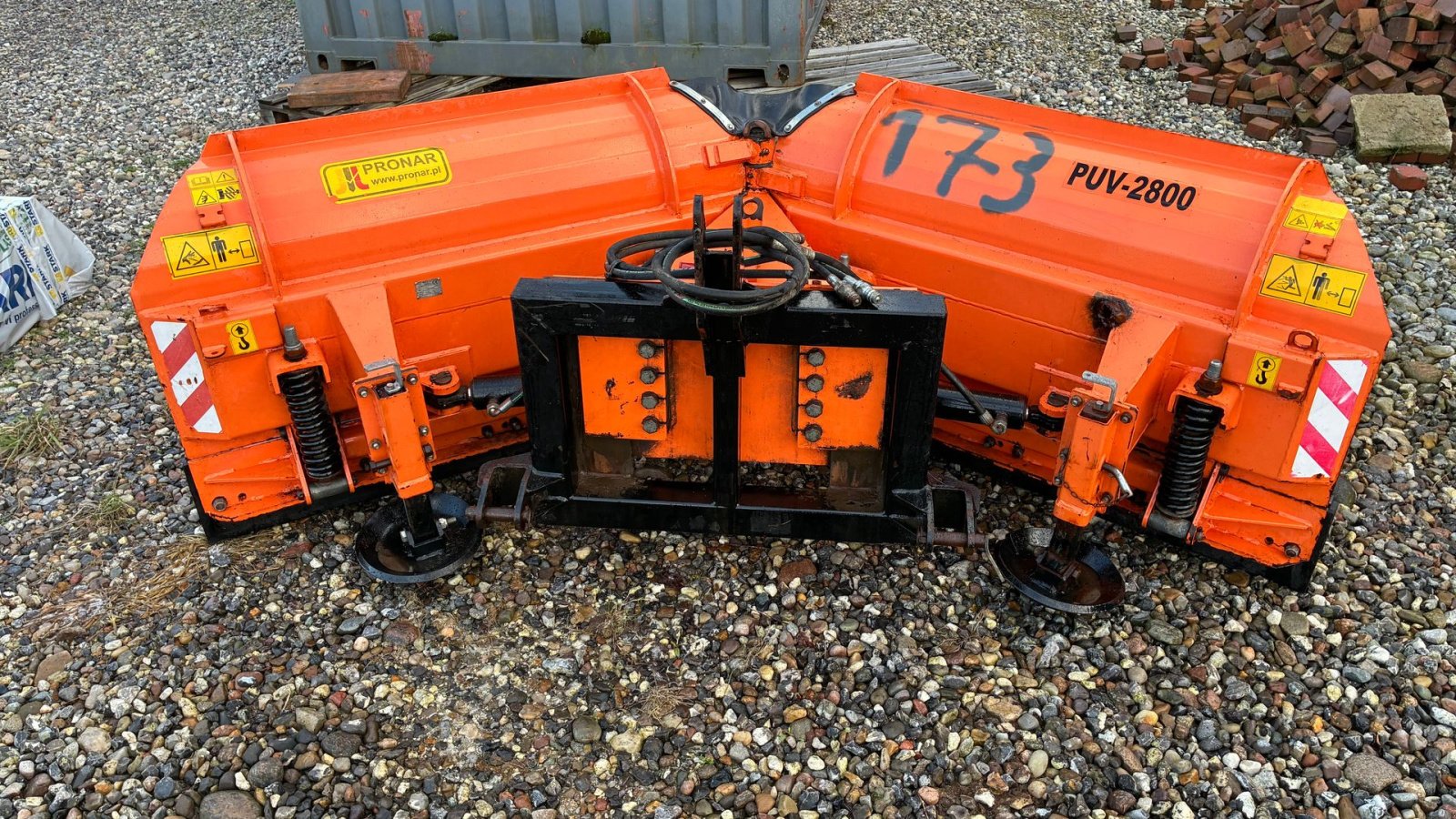 Schneeräumschild Türe ait PRONAR PUV2800, Gebrauchtmaschine içinde Brønderslev (resim 2)