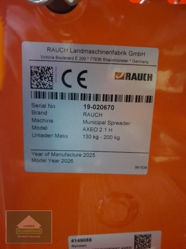 Schneeräumschild του τύπου Rauch AXEO 2.1, Neumaschine σε Lambach (Φωτογραφία 2)