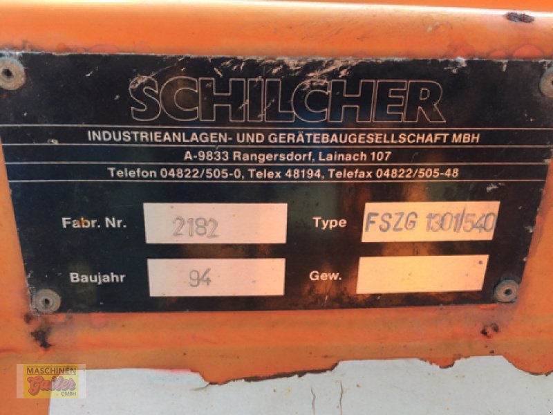 Schneeräumschild typu Schilcher Schilcher 130/540, Gebrauchtmaschine w Kötschach (Zdjęcie 6)