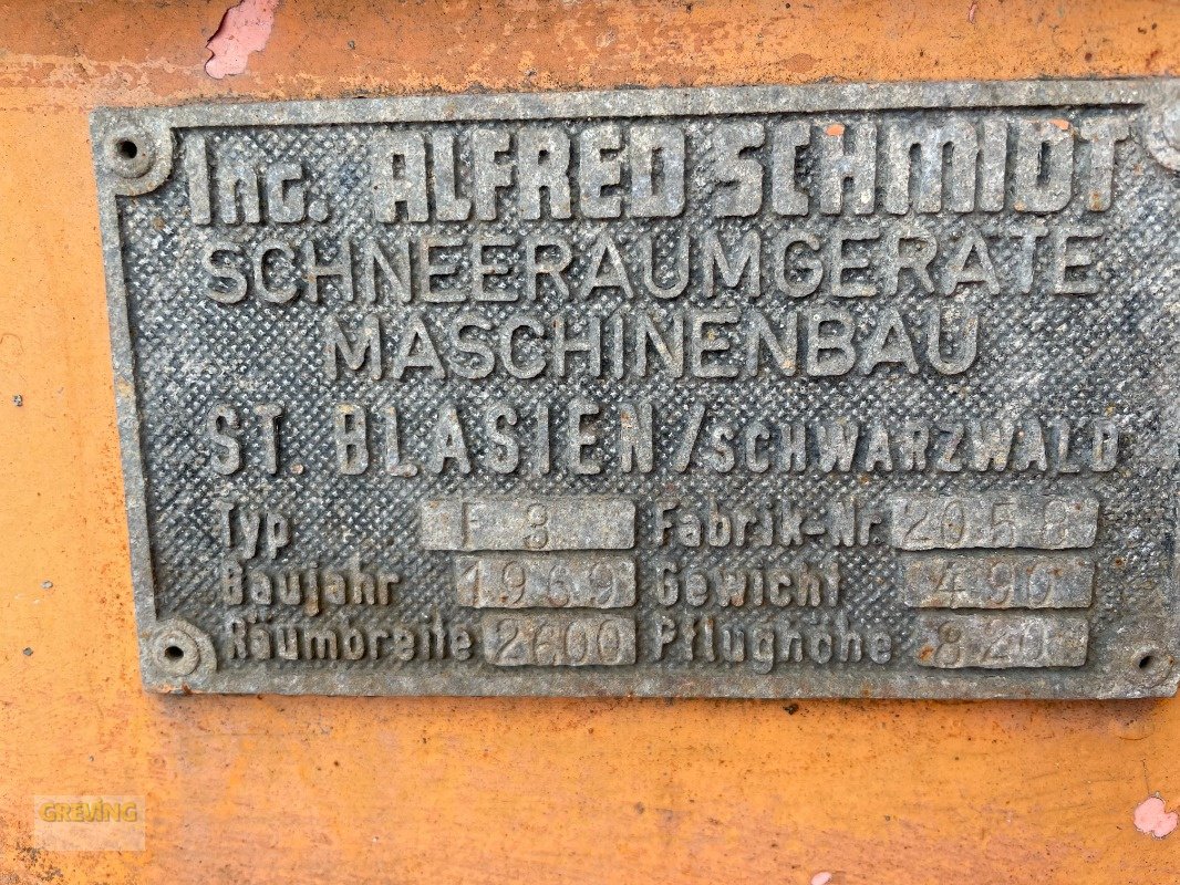 Schneeräumschild des Typs Schmidt 2600, Gebrauchtmaschine in Ahaus (Bild 7)