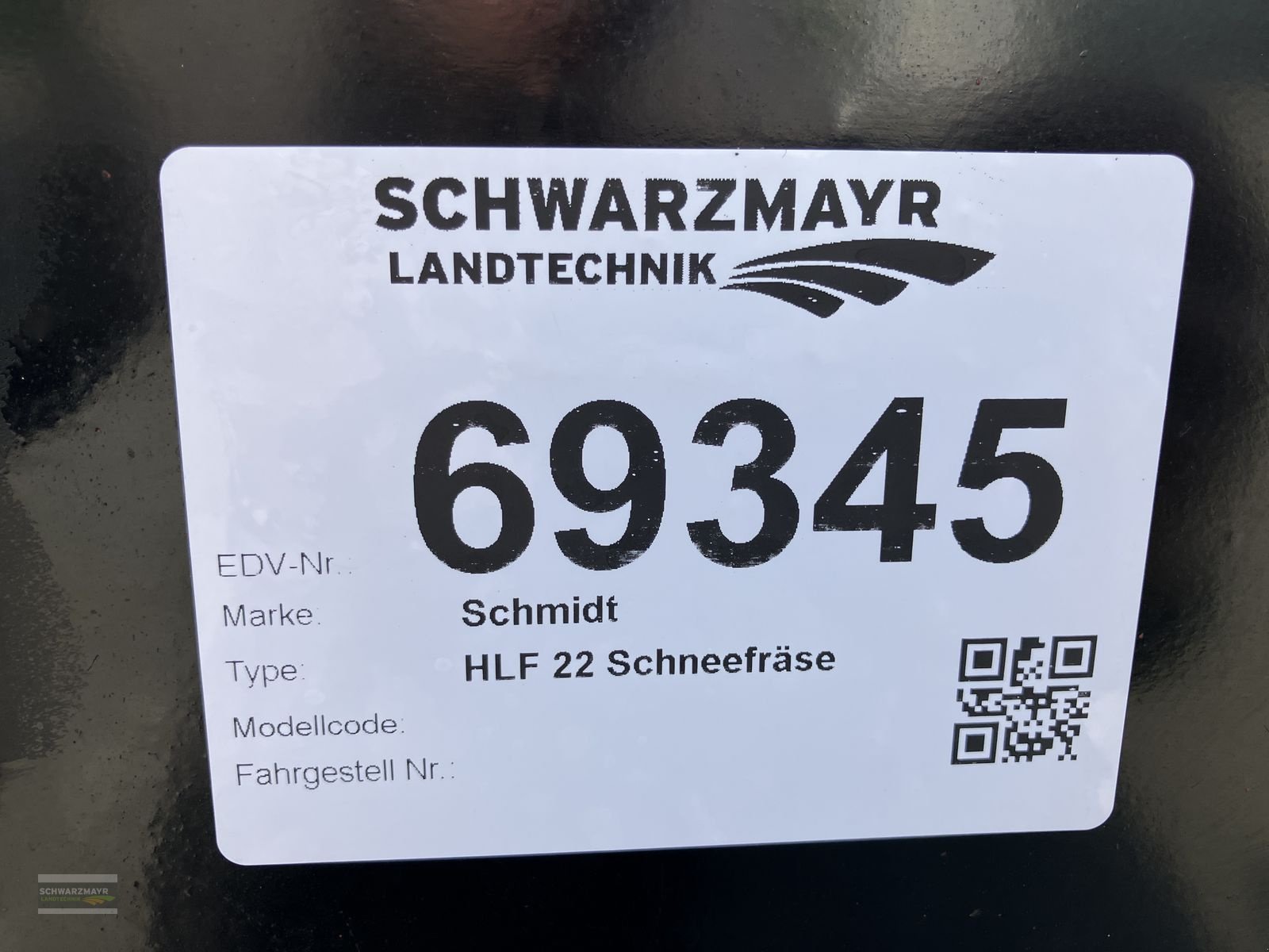 Schneeräumschild typu Schmidt HLF 22 Schneefräse, Gebrauchtmaschine v Gampern (Obrázek 17)