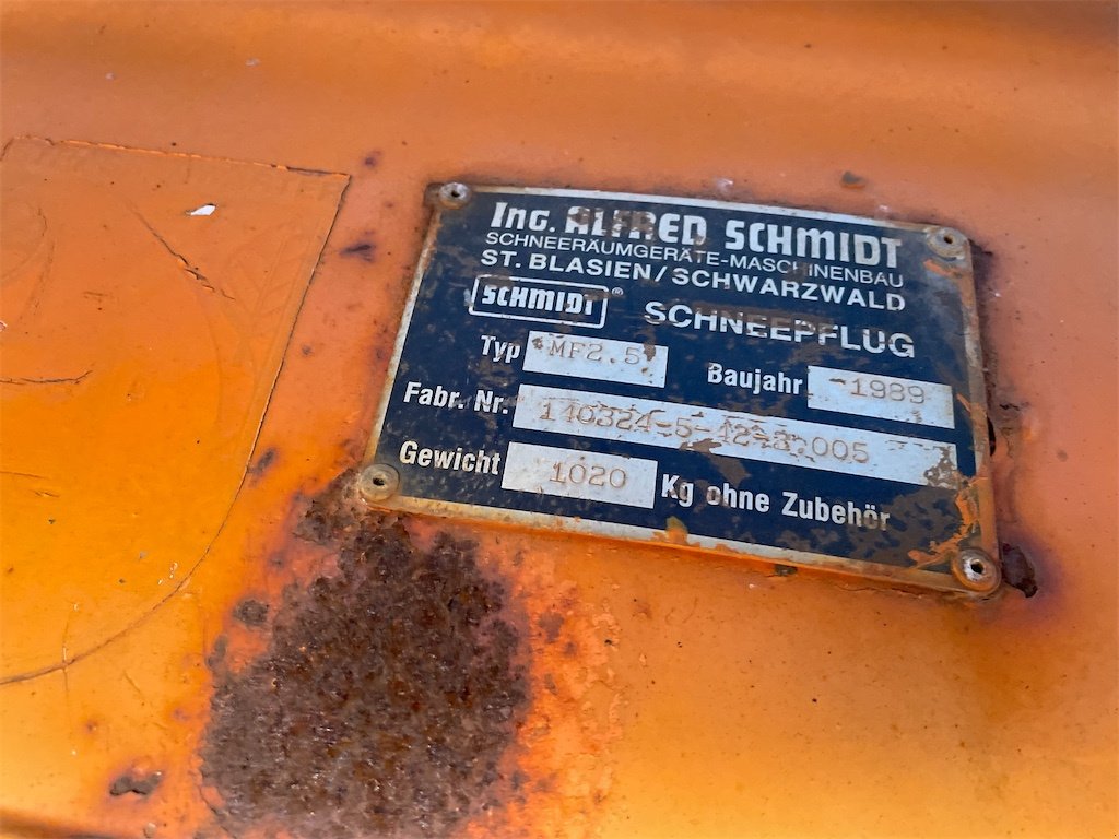 Schneeräumschild типа Schmidt MF2.5, Gebrauchtmaschine в Düsseldorf (Фотография 5)