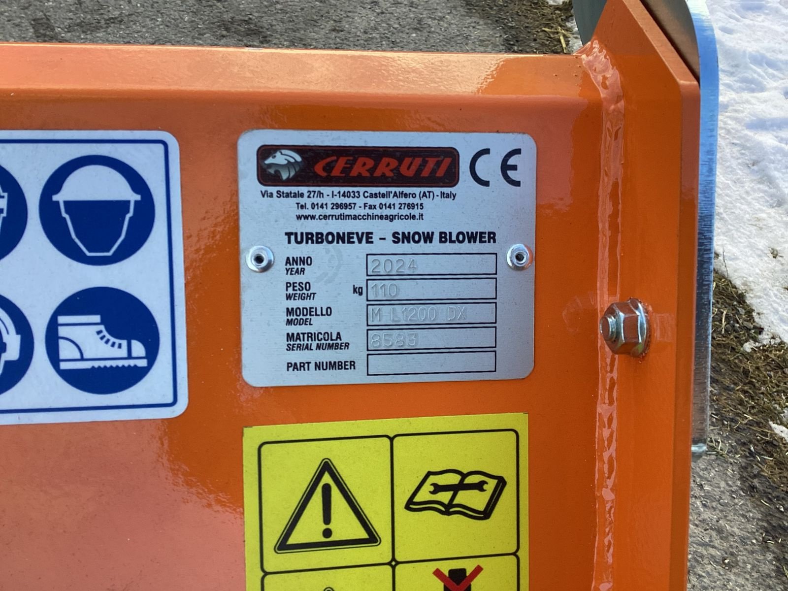 Schneeräumschild tip Sonstige Cerruti L1200, Neumaschine in Bezau (Poză 12)
