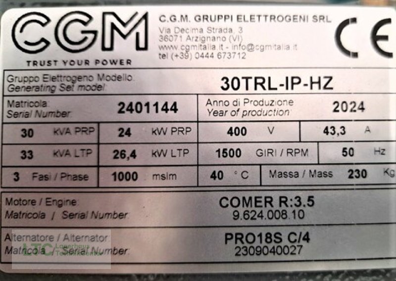 Schneeräumschild des Typs Sonstige Hartner 30 TRL-IP-HZ Zapfwellengenerator, Neumaschine in Redlham (Bild 14)