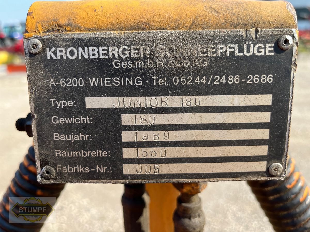 Schneeräumschild des Typs Sonstige Kronberger Junior 180, Gebrauchtmaschine in Grafenstein (Bild 5)