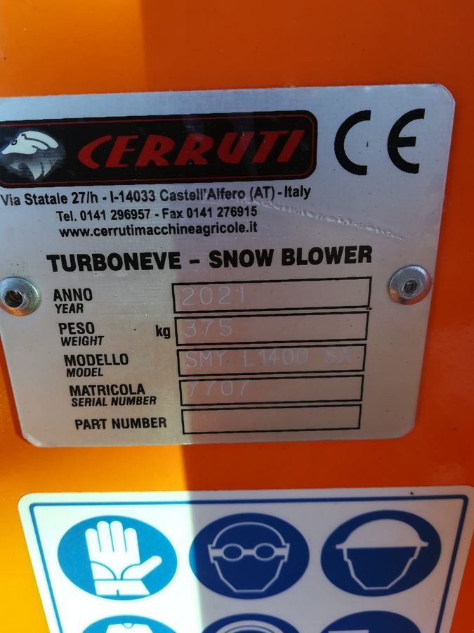 Schneeräumschild des Typs Sonstige Schneefräse Supper-Middle L1400, Vorführmaschine in Hopfgarten (Bild 3)