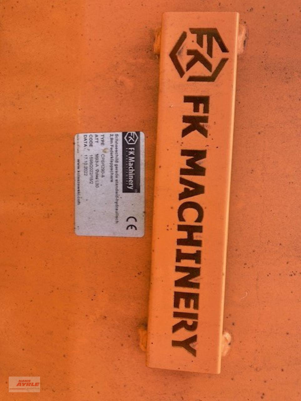 Schneeräumschild typu Sonstige Schneeschild CPCH290, Gebrauchtmaschine v Steinheim (Obrázek 8)