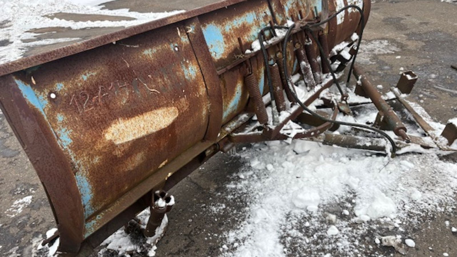 Schneeräumschild typu Sonstige SNEPLOV 3M SKRÅPLOV MED HYDRAULIKS MSIDEREGULERING OG KANTSIKRING, Gebrauchtmaschine w Dronninglund (Zdjęcie 5)