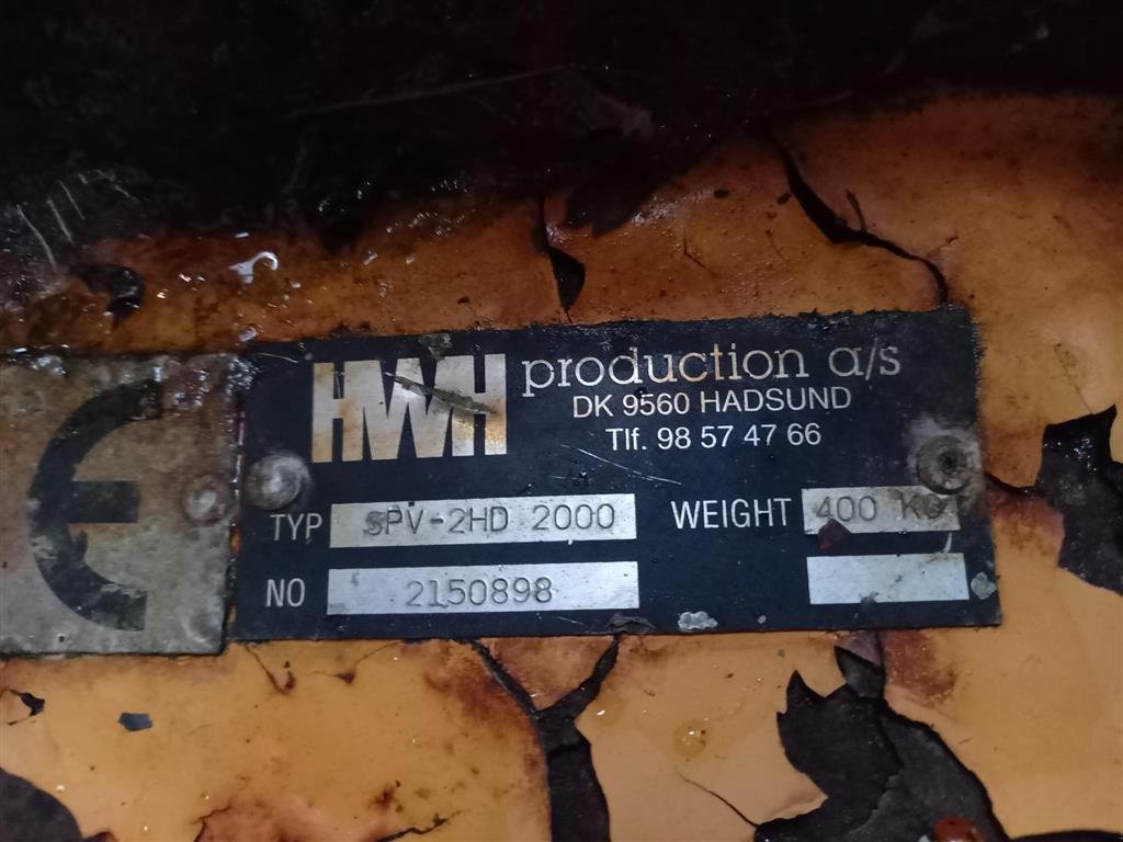 Schneeräumschild des Typs Sonstige SPV-2HD 2000, Gebrauchtmaschine in Roskilde (Bild 6)