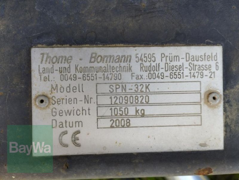 Schneeräumschild des Typs Sonstige THOME - BORMANN SPN-32 K, Gebrauchtmaschine in Eging am See (Bild 4)