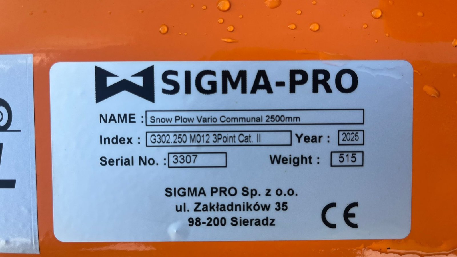 Schneeräumschild des Typs Sonstige Vario SHL 250 Med lys, Gebrauchtmaschine in Lintrup (Bild 17)