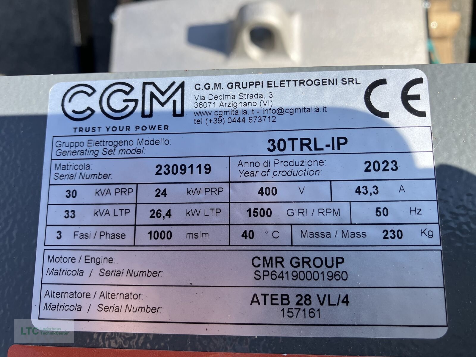Schneeräumschild tip Sonstige ZG IP 23  30KVA Notstromaggregat, Neumaschine in Redlham (Poză 13)