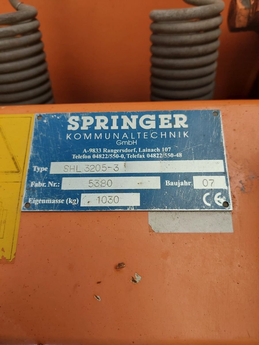 Schneeräumschild of the type Springer SHl 3205-3, Gebrauchtmaschine in Bergheim (Picture 8)