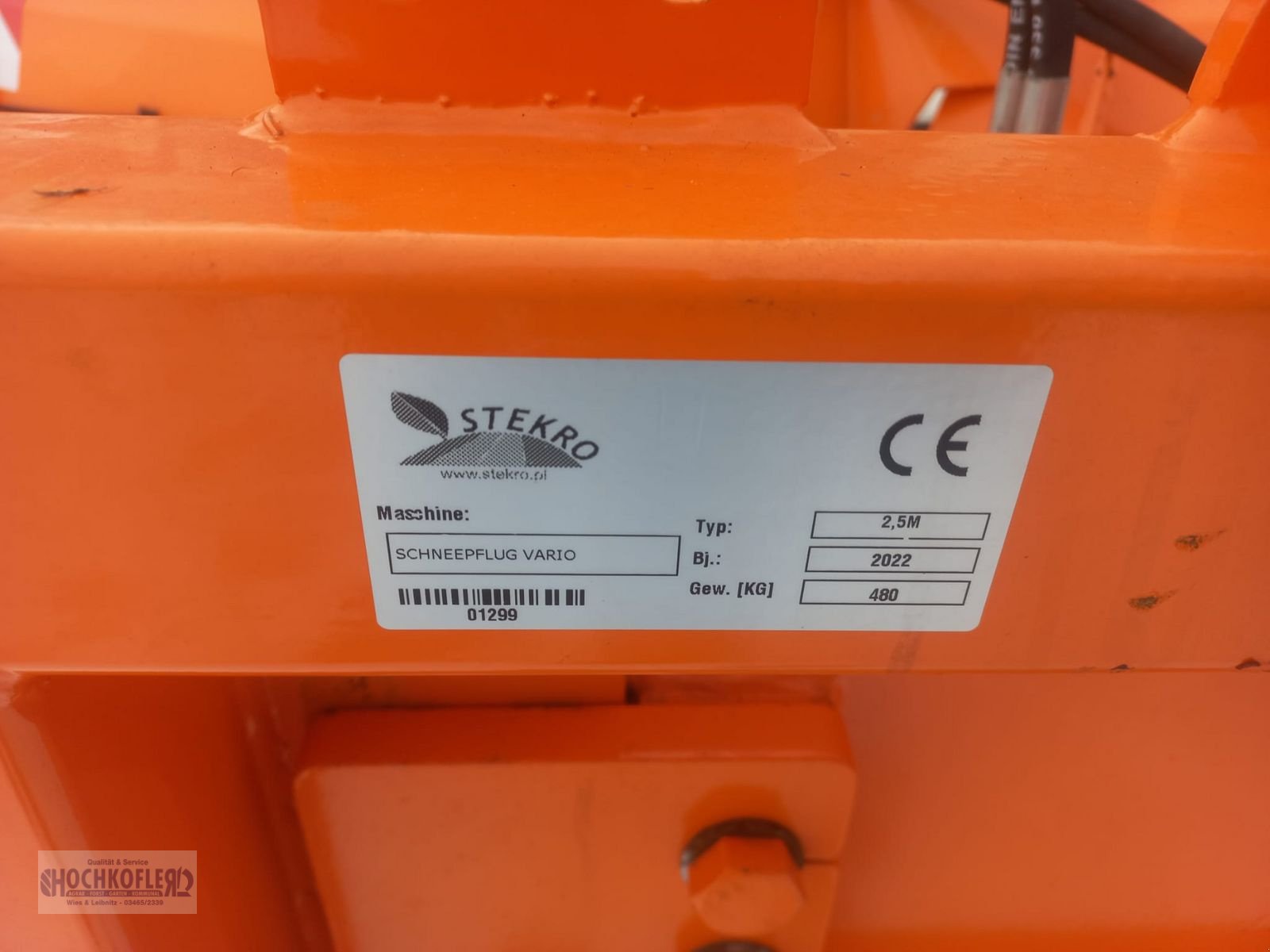 Schneeräumschild tip Stekro Schneepflug Vario, Neumaschine in Wies (Poză 3)