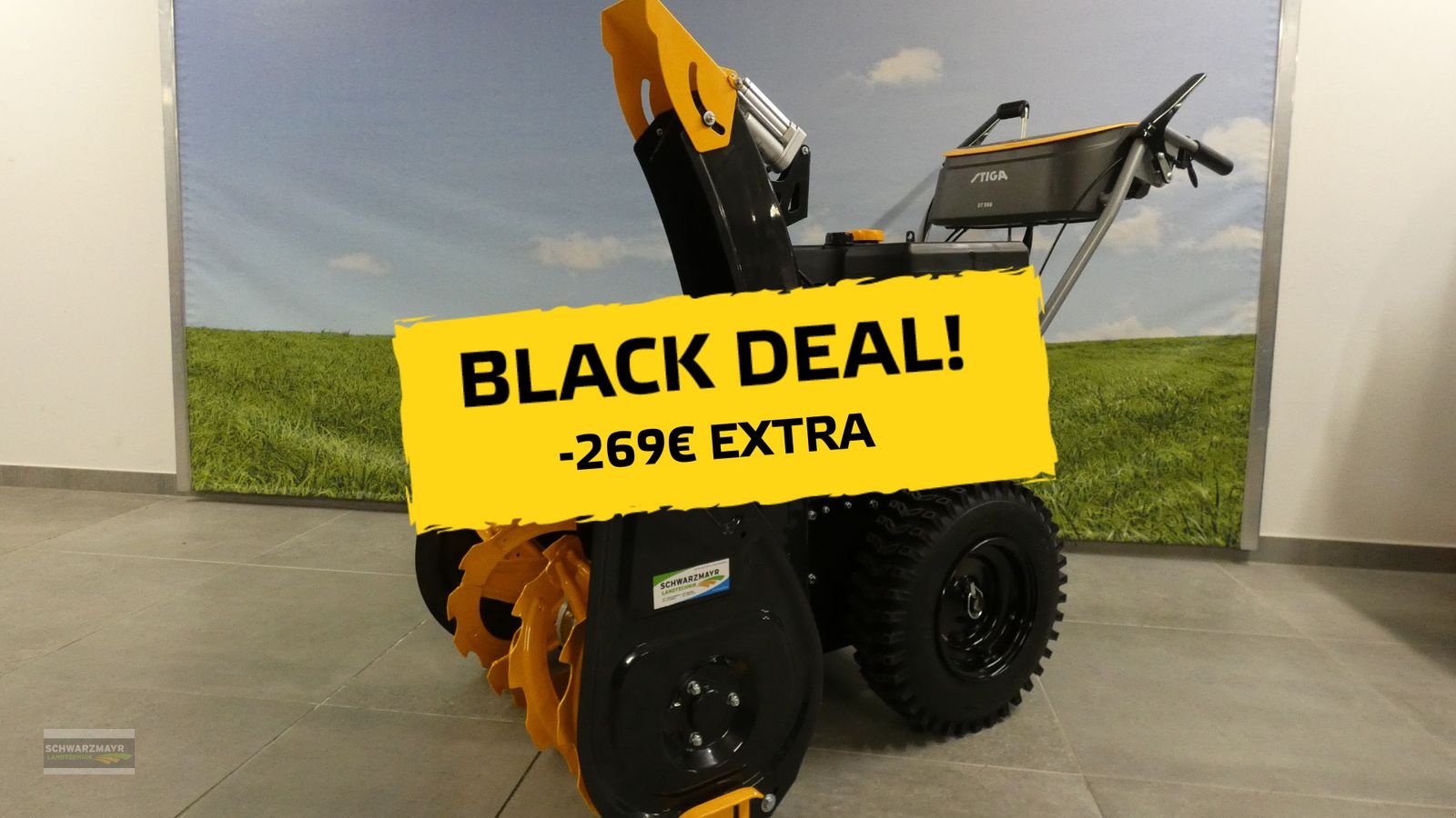 Schneeräumschild des Typs Stiga ST 966-Stiga WS 300, Neumaschine in Aurolzmünster (Bild 2)