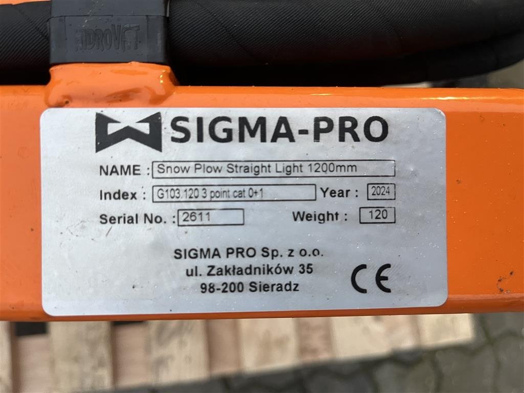 Schneeräumschild tipa Stöckli Pro 120 cm sneplov til minitraktor eller minilæsser, Gebrauchtmaschine u Rønnede (Slika 11)